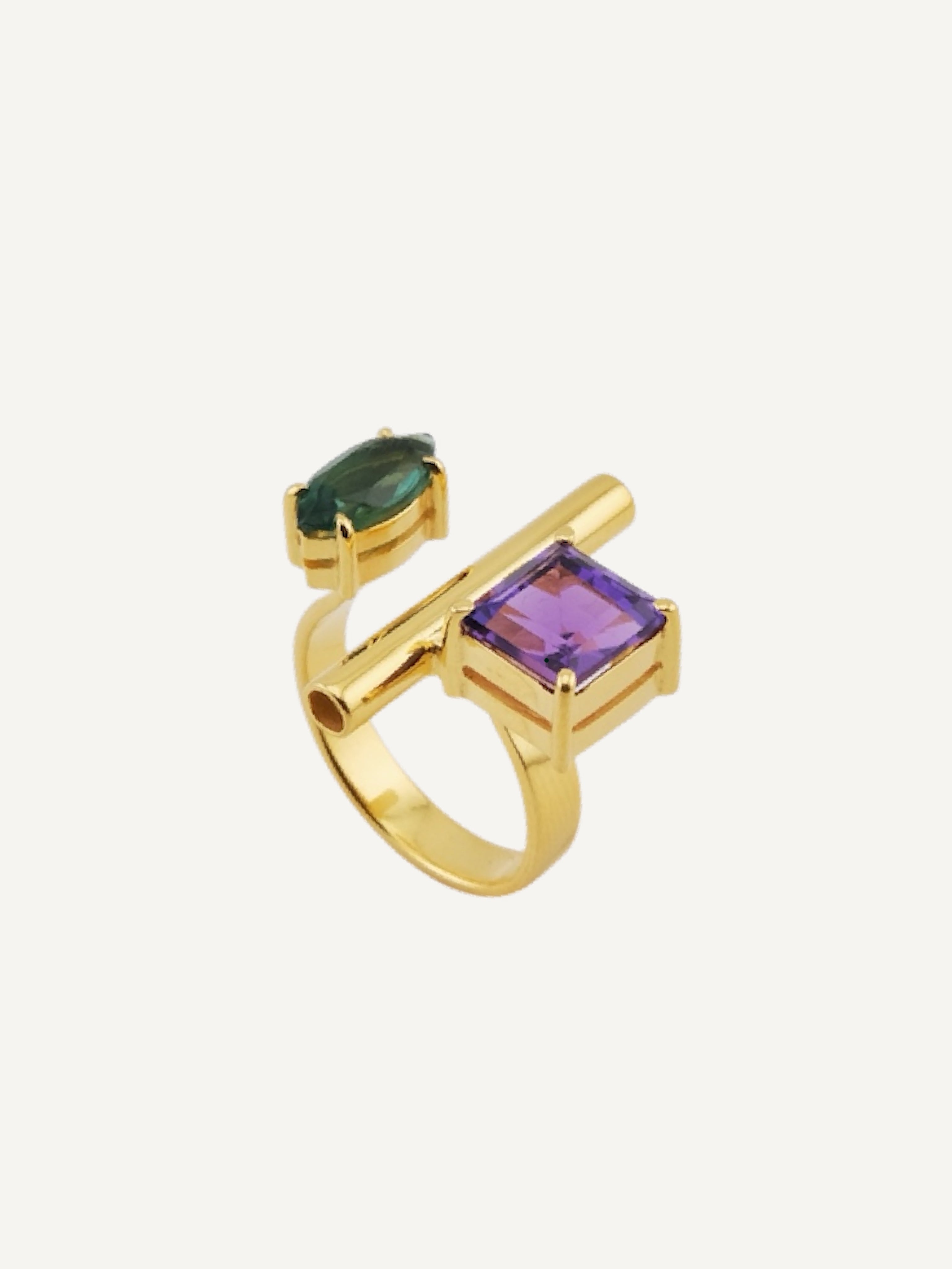 EMMA Amethyst Gold Ring