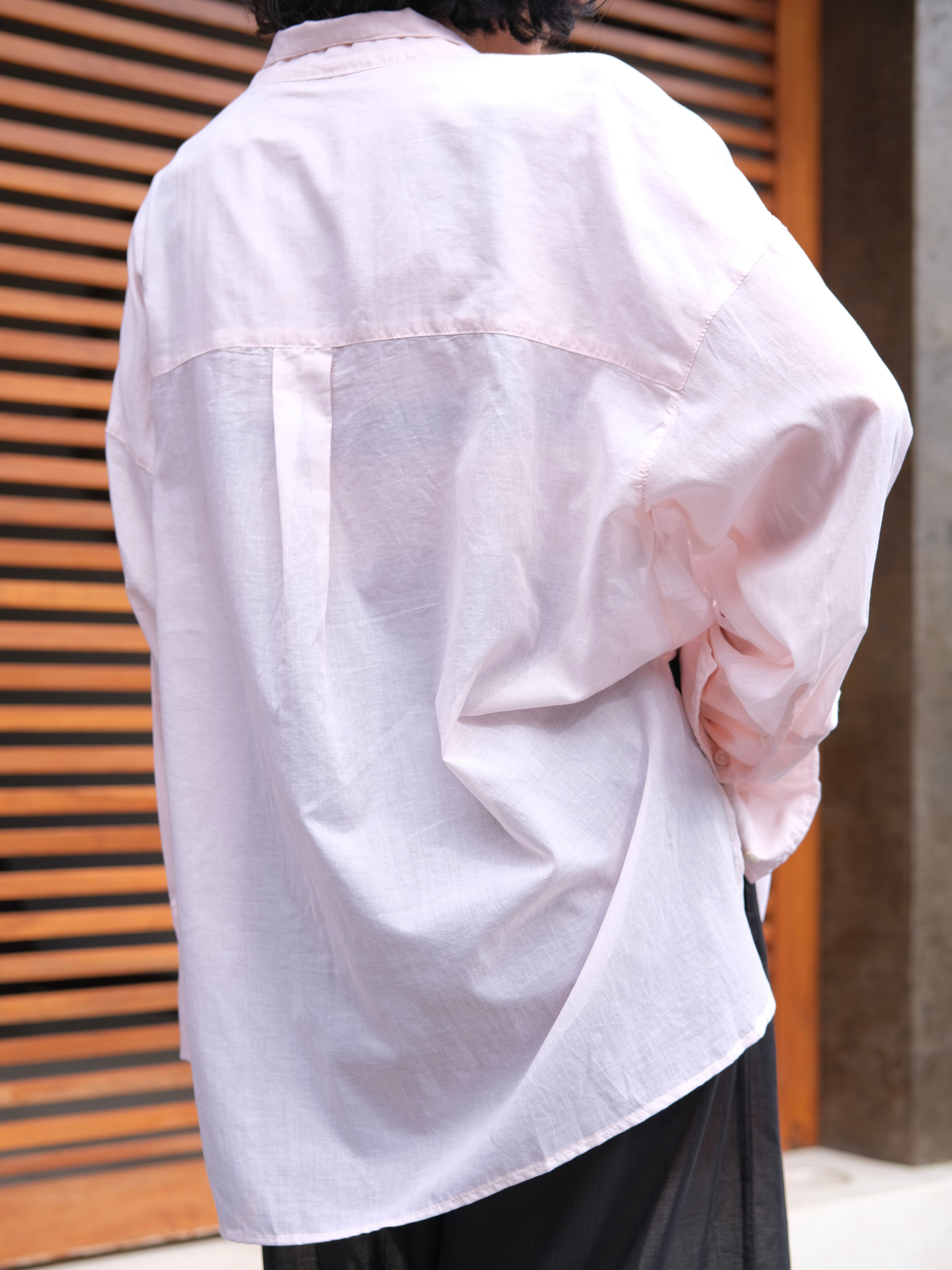 Shirt Oversized Cotton Pink