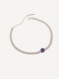 GRACE Amethyst Silver Necklace