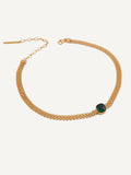 GWEN Green Gold Necklace