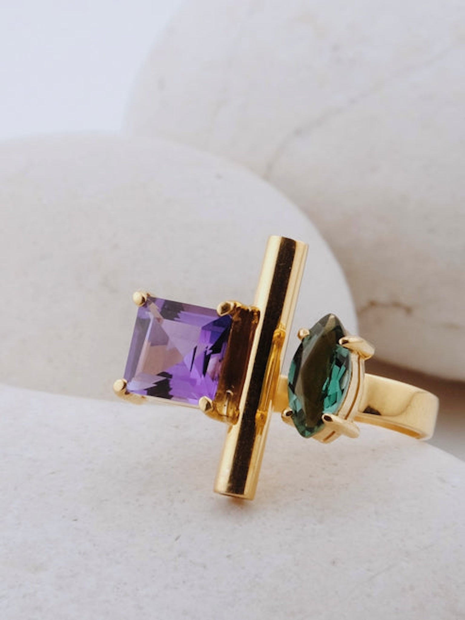 EMMA Amethyst Gold Ring