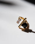 EMMA Black Spinel Gold Ring