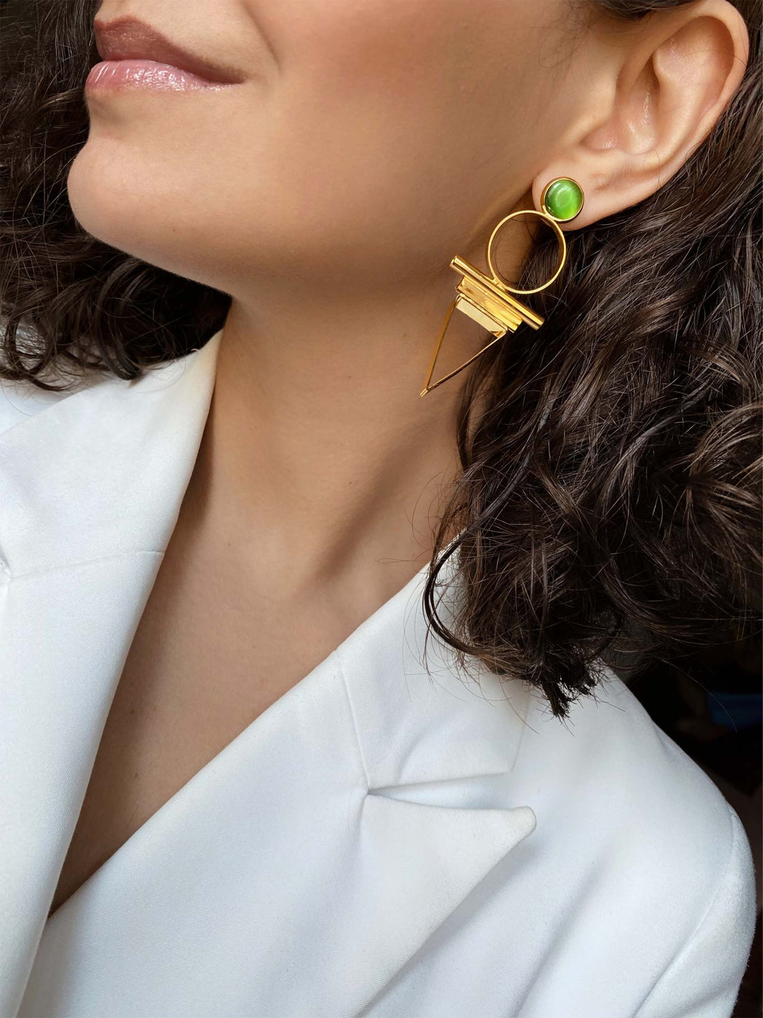 BRIAN Gold Earrings