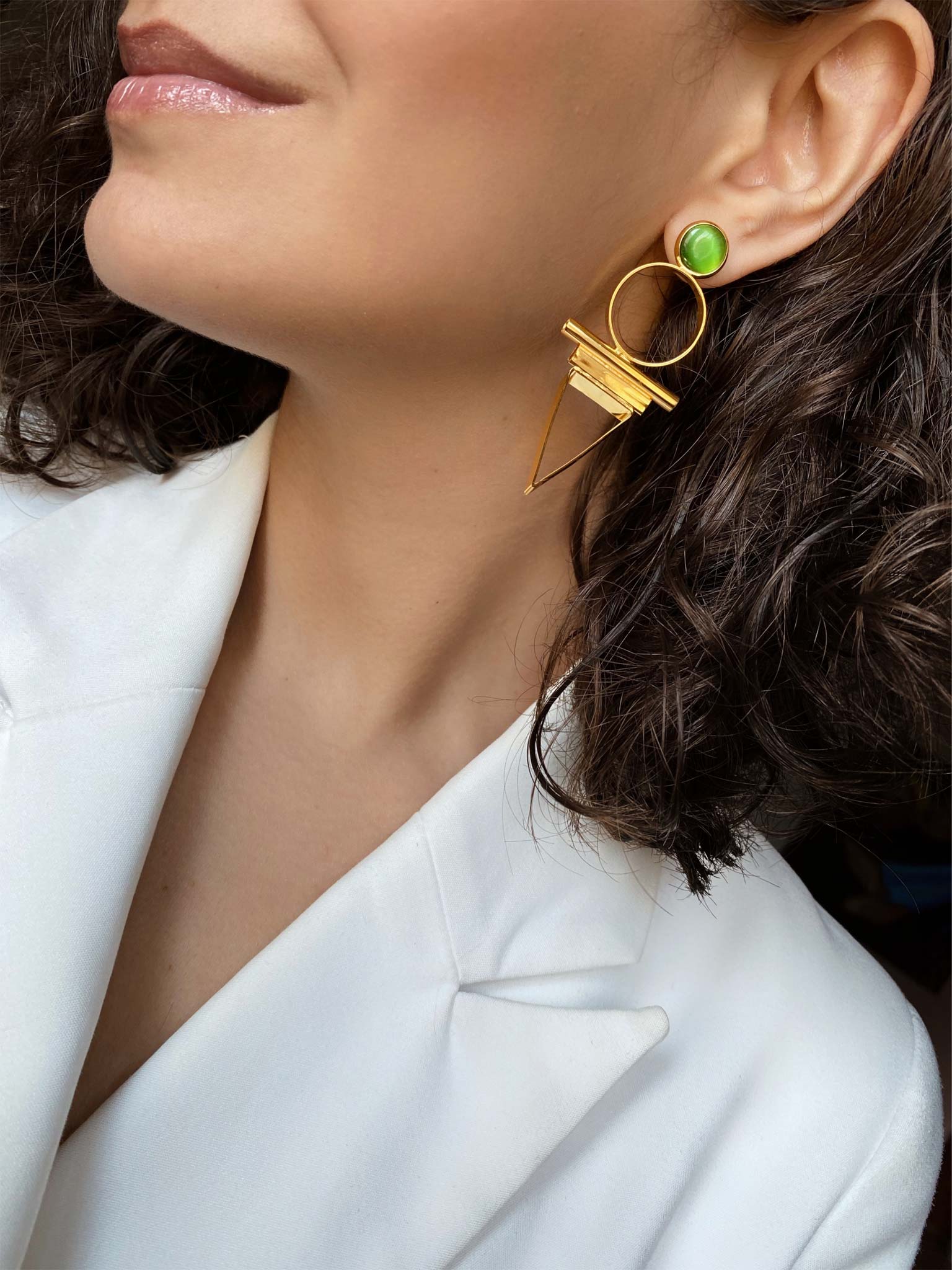 BRIAN Gold Earrings