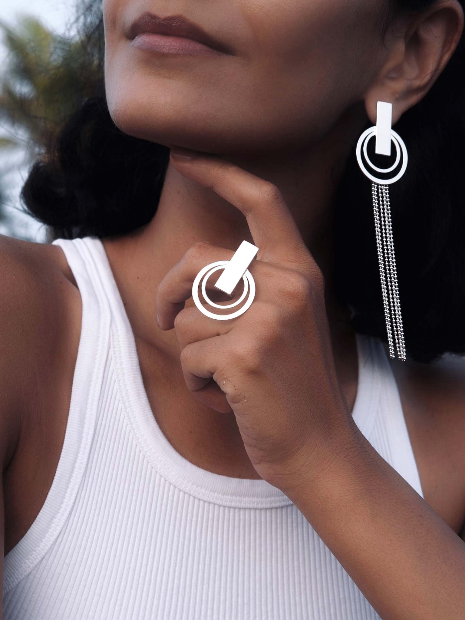 FIONA Silver Earrings