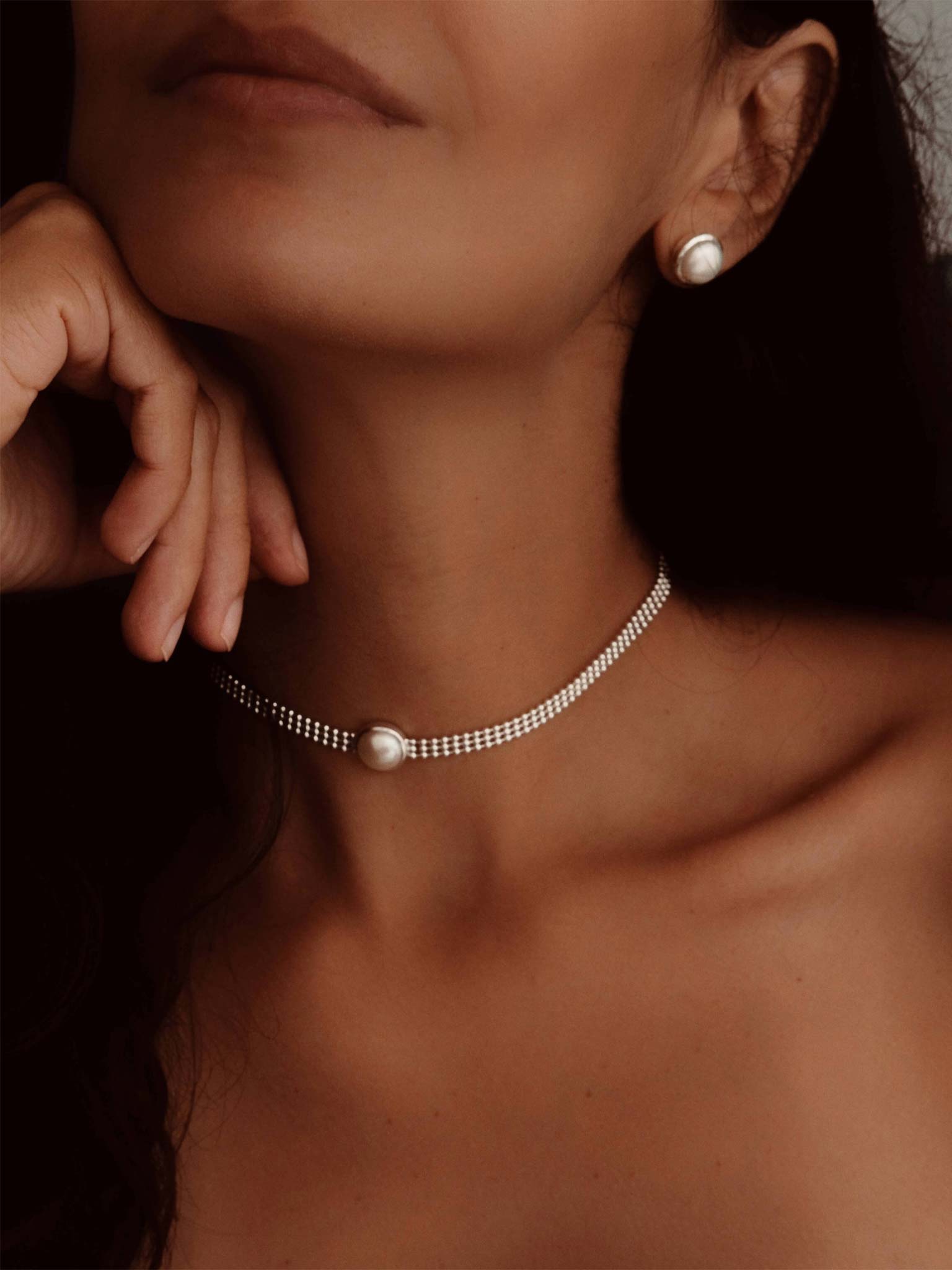 FORTY Silver Earrings