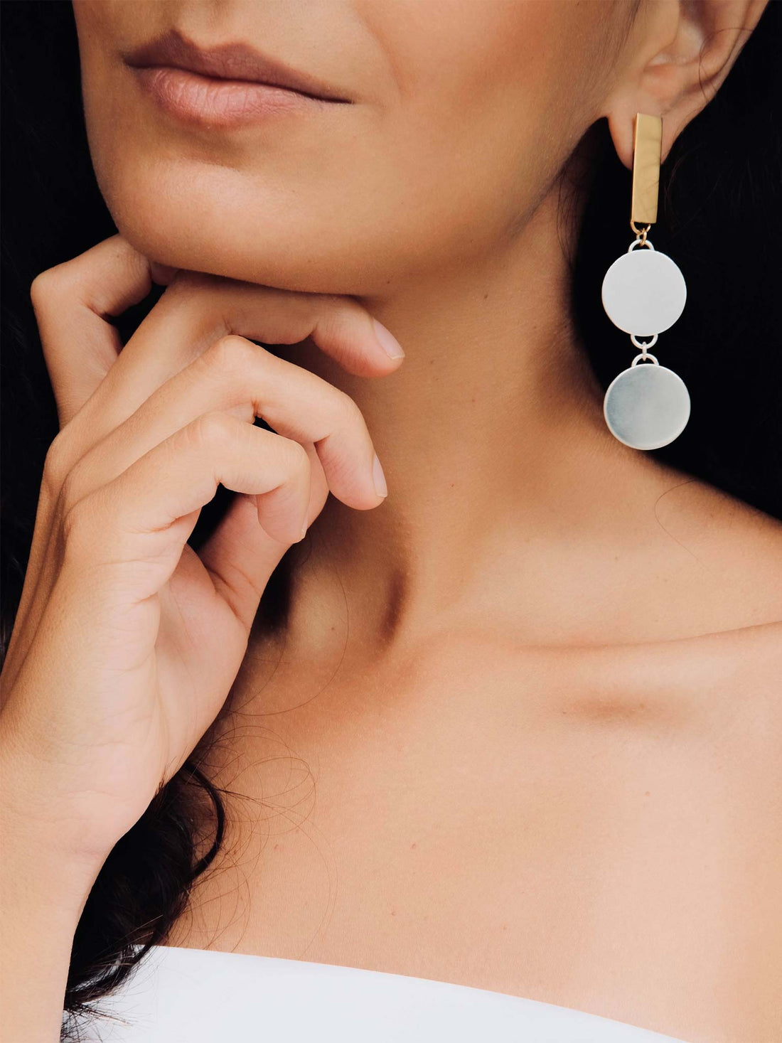 VIVIAN Gold & Silver Earrings