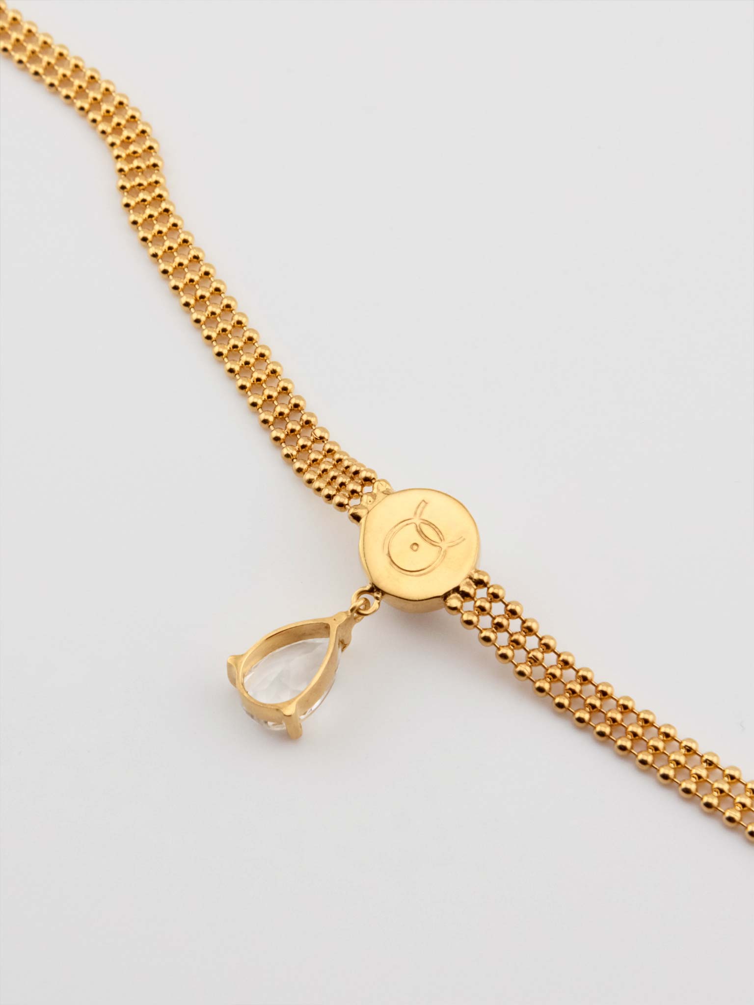 Necklace Firena Gold back