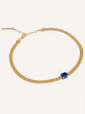 SIRENA Blue Sapphire Gold Necklace