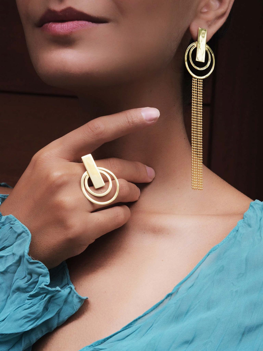 FIONA Gold Earrings