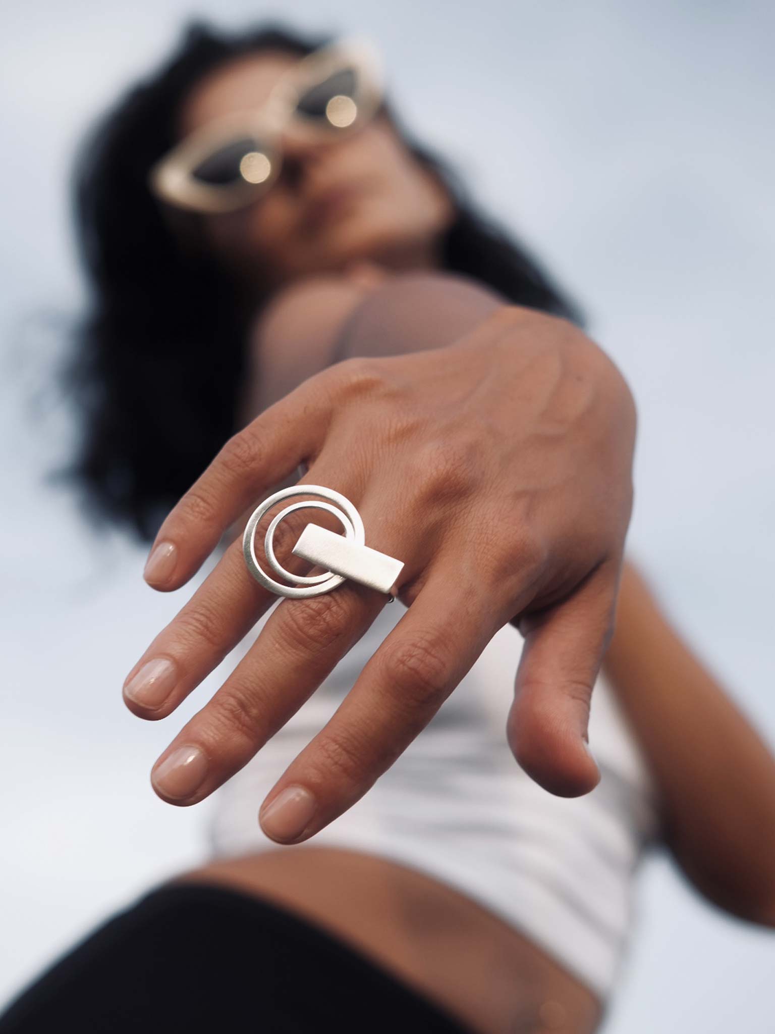 RUBY Silver Ring